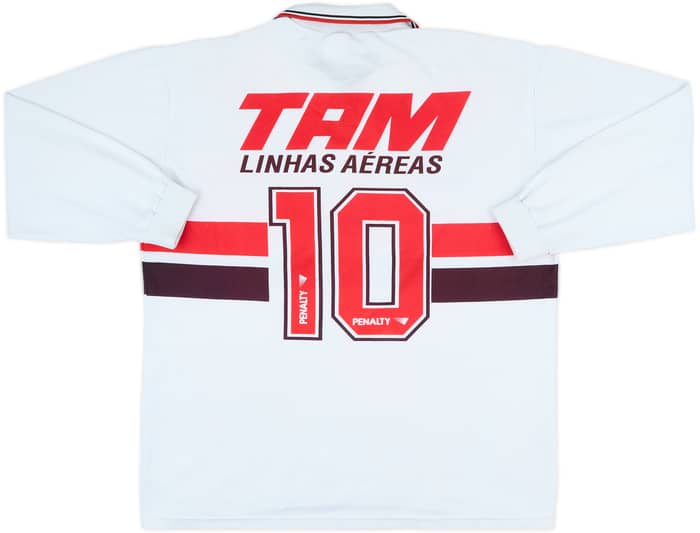 1994 Sao Paulo Home L/S Shirt #10 - 9/10 - (XL)