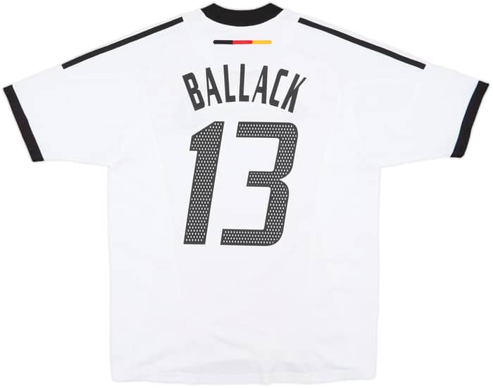 2002-04 Germany Home Shirt Ballack #13 - 8/10 - (M)