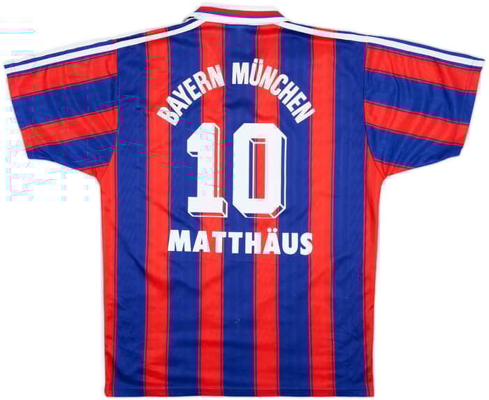 1995-97 Bayern Munich Home Shirt Matthaus #10 - 5/10 - (M)