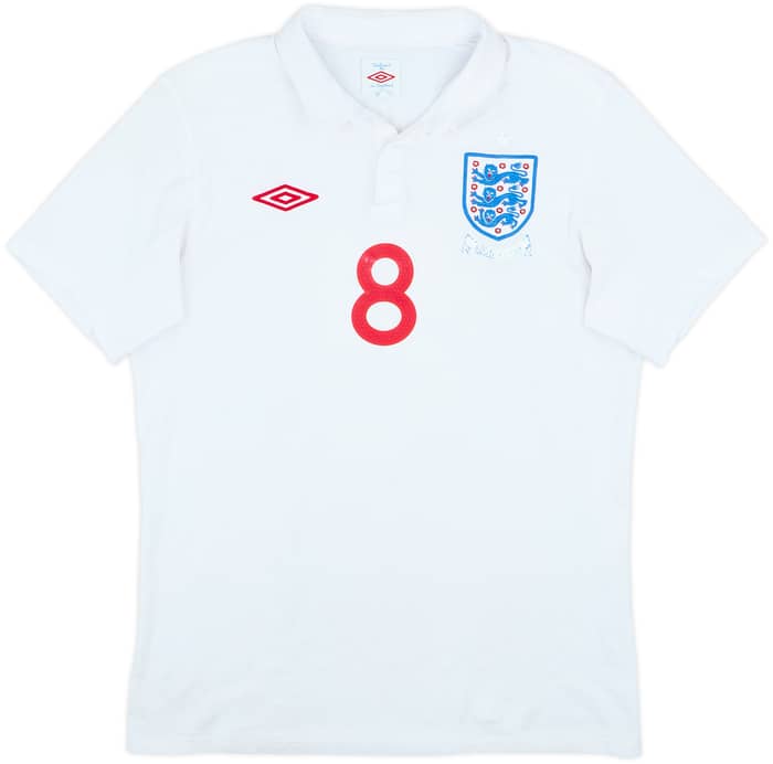 2010-11 England 'South Africa' Home Shirt Lampard #8 - 5/10 - (M)
