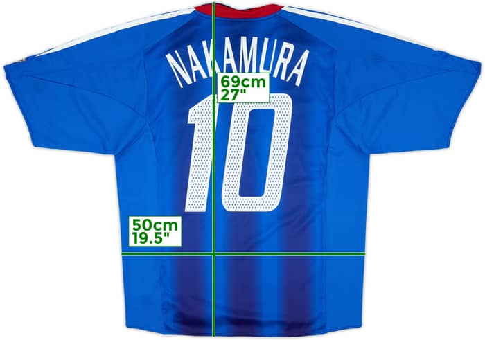 2004-06 Japan Home Shirt Nakamura #10 - 6/10 - (M)