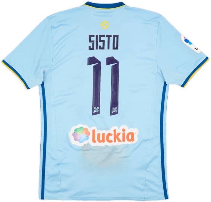 2016-17 Celta Vigo Home Shirt Sisto #11 - 4/10 - (S)