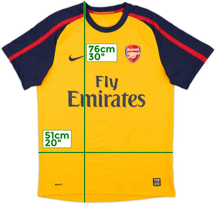 2008-09 Arsenal Away Shirt #9 - 8/10 - (M)