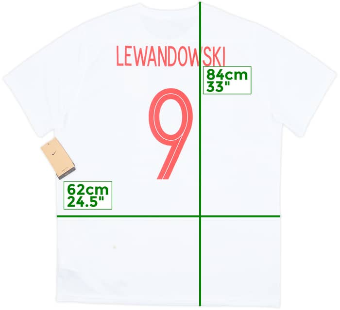 2022-24 Poland Basic Home Shirt Lewandowski #9 (XXL)