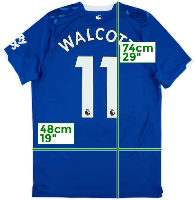 2019-20 Everton Home Shirt Walcott #11 - 10/10 - (M)