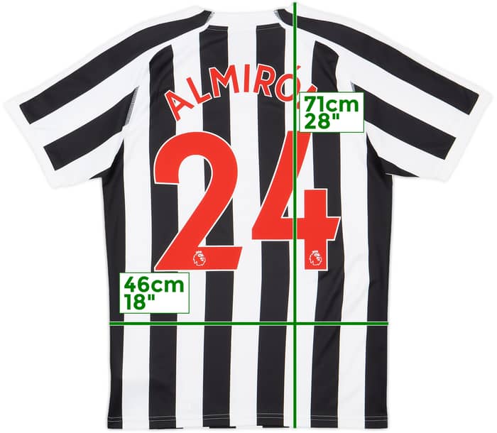 2018-19 Newcastle Home Shirt Almiron #24 - 10/10 - (S)