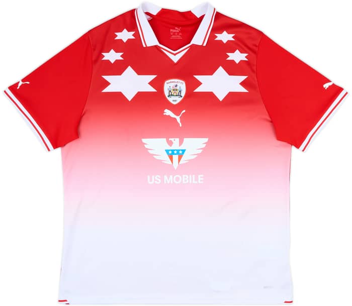 2023-24 Barnsley Home Shirt - 8/10 - (XXL)