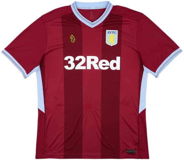 2018-19 Aston Villa Home Shirt Grealish #10 - 9/10 - (XL)