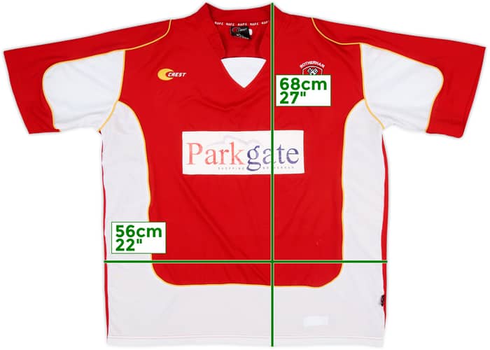 2007-08 Rotherham Prototype Home Shirt - 7/10 - (L)