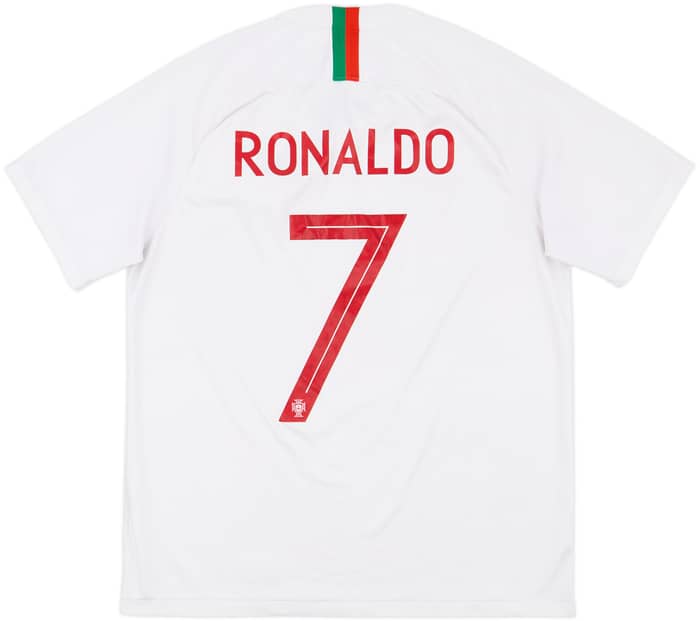 2018-19 Portugal Away Shirt Ronaldo #7 - 7/10 - (L)