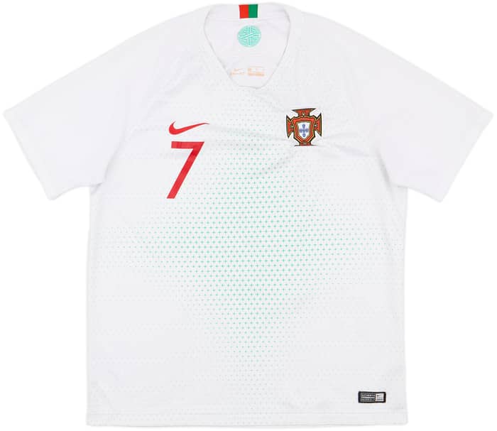 2018-19 Portugal Away Shirt Ronaldo #7 - 7/10 - (L)