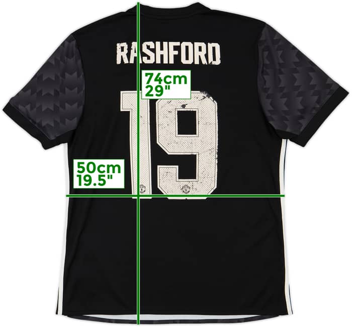 2017-18 Manchester United Away Shirt Rashford #19 - 5/10 - (L)