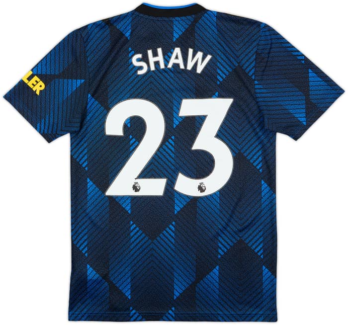 2021-22 Manchester United Third Shirt Shaw #23 - 6/10 - (S)