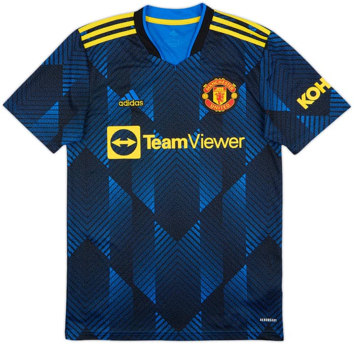 2021-22 Manchester United Third Shirt Shaw #23 - 6/10 - (S)
