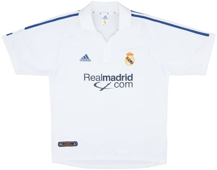 2001 Real Madrid Home Shirt Zidane #5 - 8/10 - (M)