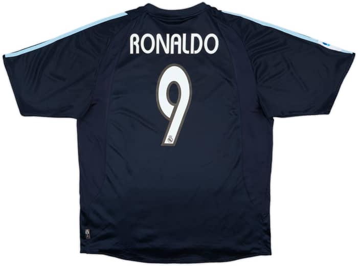 2003-04 Real Madrid Away Shirt Ronaldo #9 - 6/10 - (L)