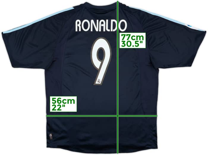 2003-04 Real Madrid Away Shirt Ronaldo #9 - 6/10 - (L)