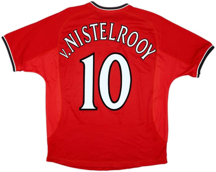 2000-02 Manchester United Home Shirt V.Nistelrooy #10 - 8/10 - (M)