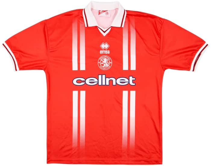 1998-99 Middlesbrough Home Shirt Gascoigne #8 - 8/10 - (XL)