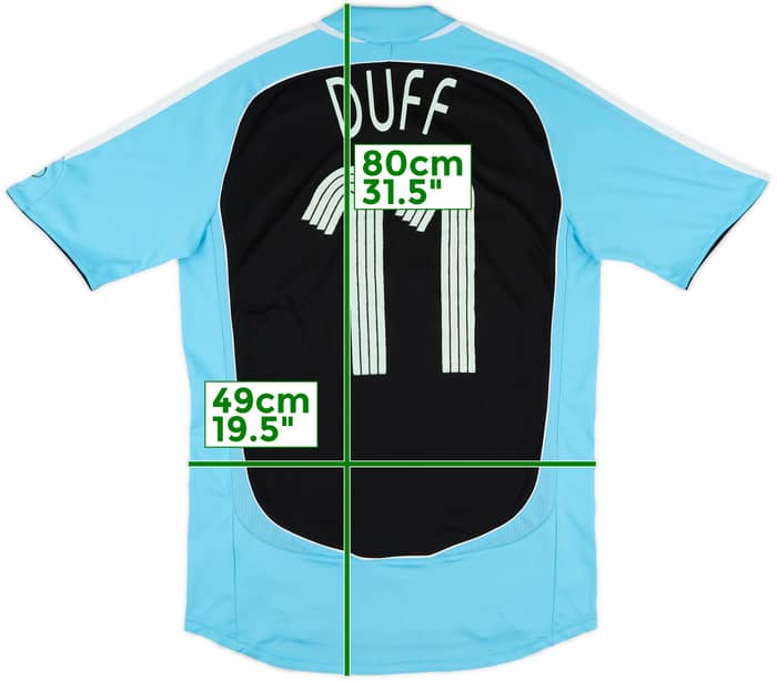2006-07 Newcastle Third Shirt Duff #8 - 7/10 - (S)