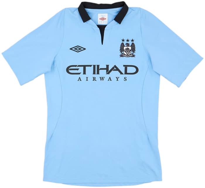 2012-13 Manchester City Home Shirt Silva #21 - 10/10 - (S)