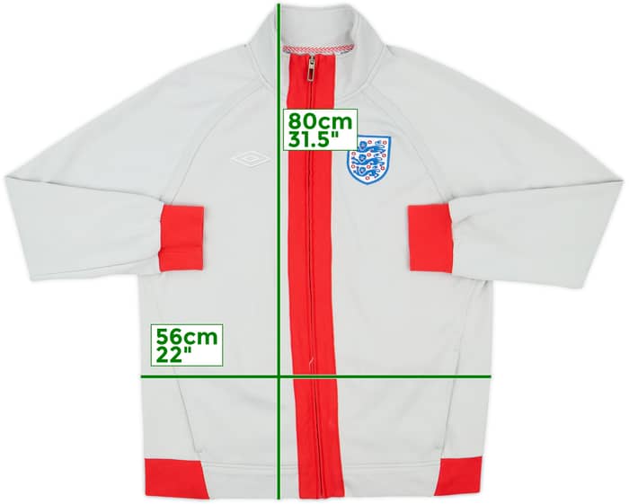 2010-11 England Umbro Track Jacket - 10/10 - (XL)