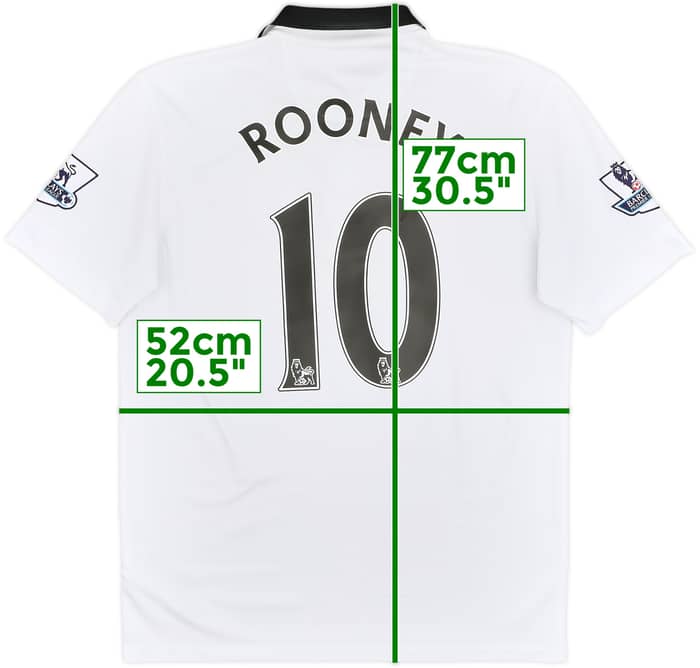 2014-15 Manchester United Away Shirt Rooney #10 - 7/10 - (M)
