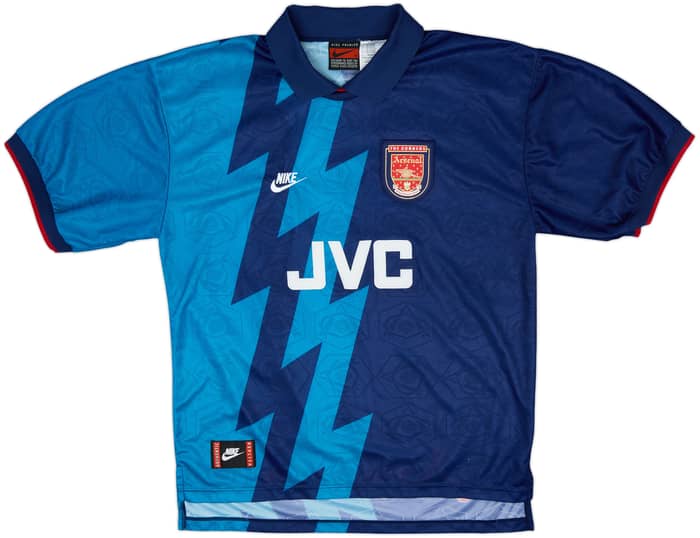 1995-96 Arsenal Away Shirt Wright #8 - 9/10 - (XL)
