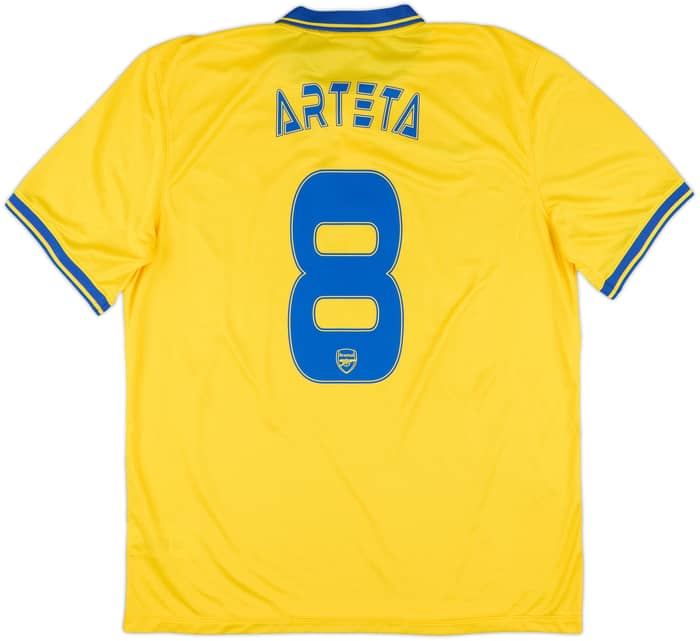 2013-14 Arsenal Away Shirt Arteta #8 - 10/10 - (XL)