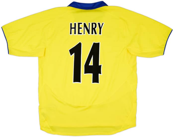 2003-05 Arsenal Away Shirt Henry #14 - 8/10 - (XL)