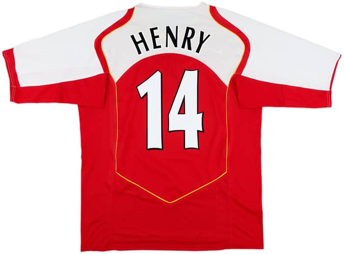 2004-05 Arsenal Home Shirt Henry #14 - 6/10 - (XL)