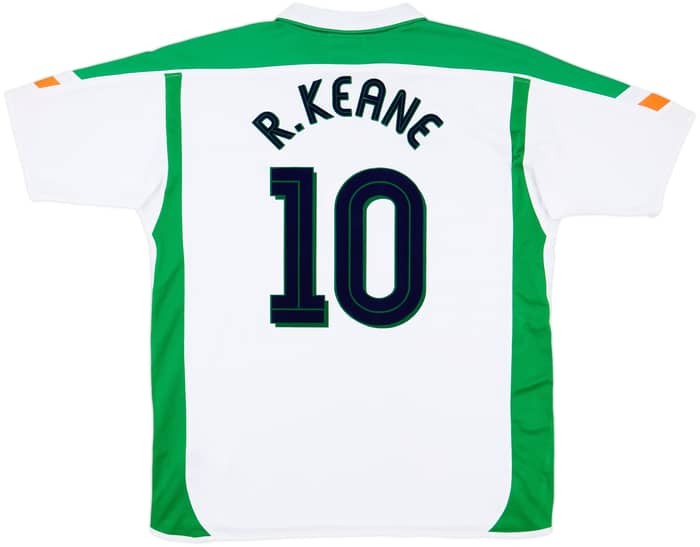 2003-05 Ireland Away Shirt R.Keane #10 - 8/10 - (XXL)