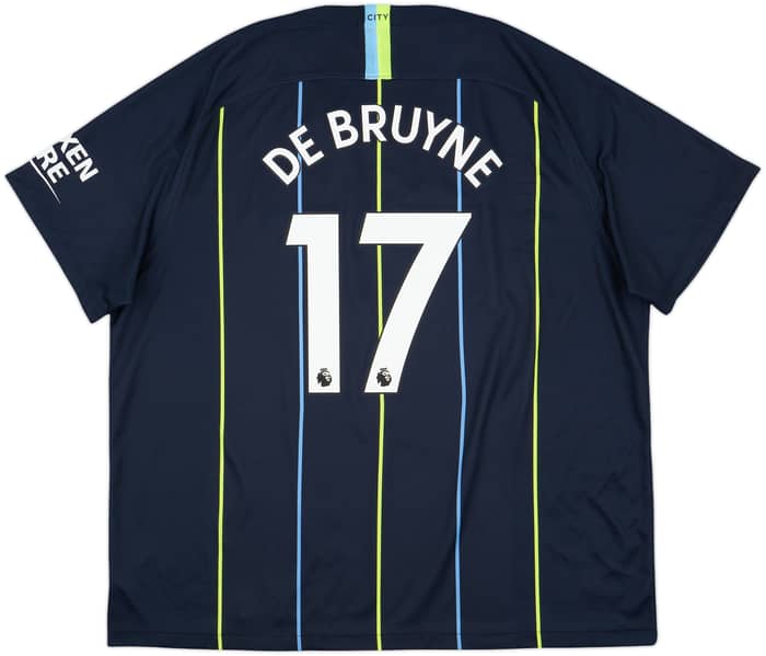 2018-19 Manchester City Away Shirt De Bruyne #17 - 10/10 - (3XL)