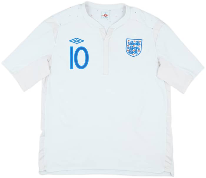 2010-11 England Home Shirt Rooney #10 - 5/10 - (XL)