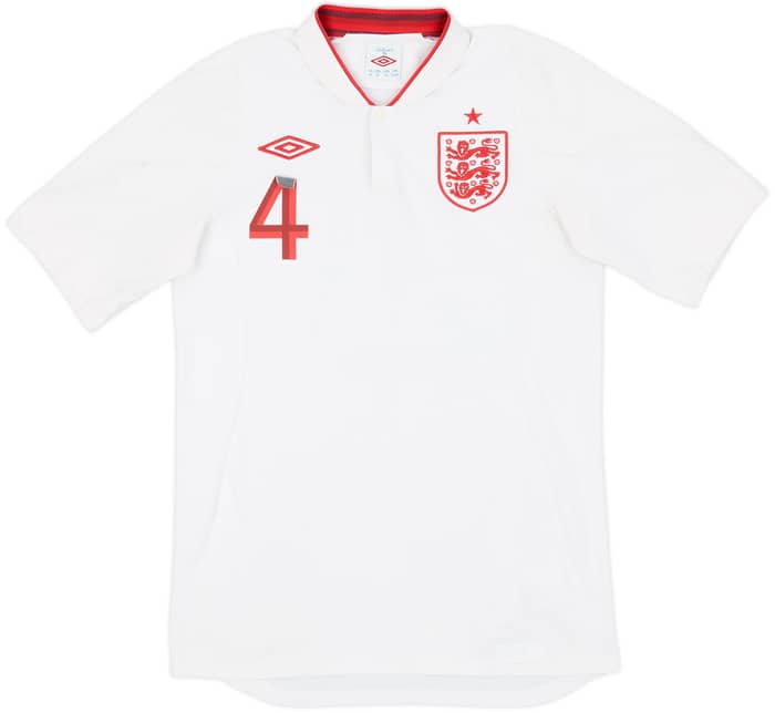 2012-13 England Home Shirt Gerrard #4 - 6/10 - (S)