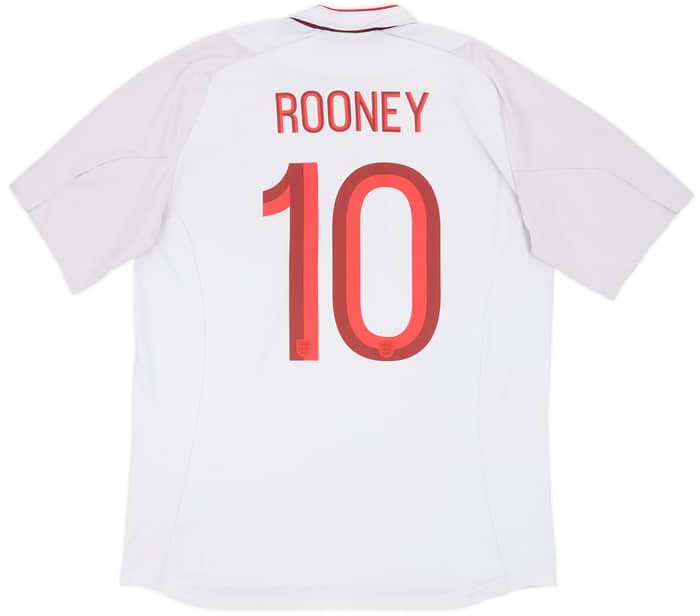 2012-13 England Home Shirt Rooney #10 - 5/10 - (L)
