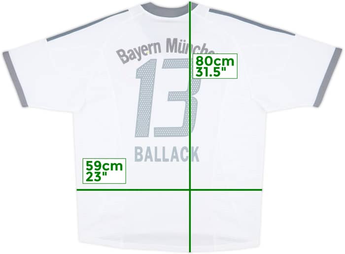2002-03 Bayern Munich Away Shirt Ballack #13 - 6/10 - (L)