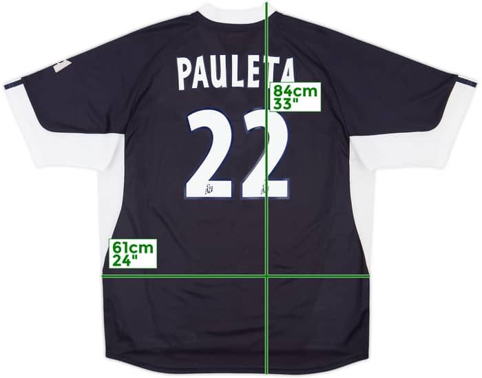 2001-03 Bordeaux Home Shirt Pauleta #22 - 8/10 - (XL)