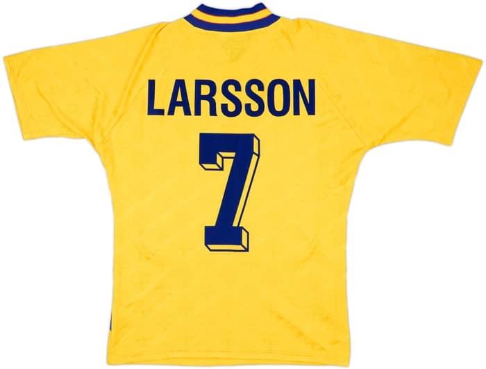 1994-96 Sweden Home Shirt Larsson #7 - 9/10 - (M)