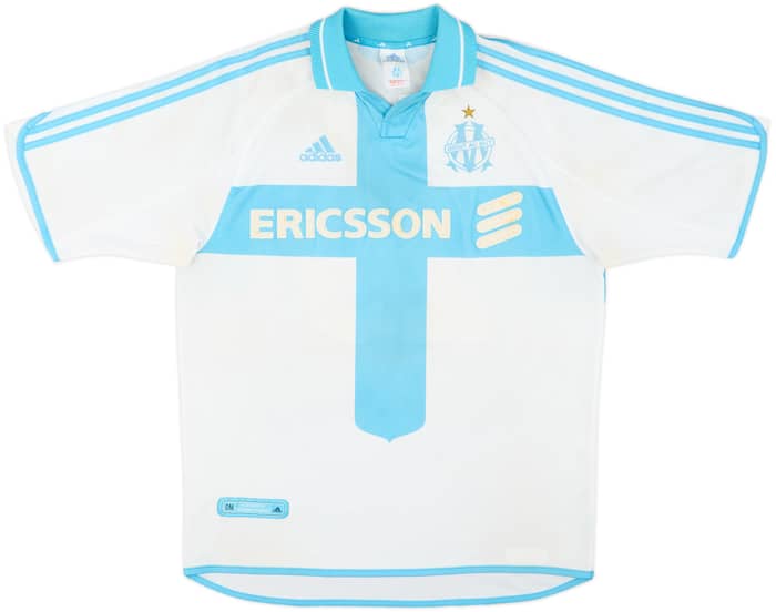 2000-01 Olympique Marseille Home Shirt Weah #29 - 5/10 - (M)