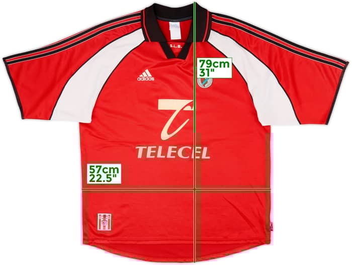 1999-00 Benfica Home Shirt - 6/10 - (L)