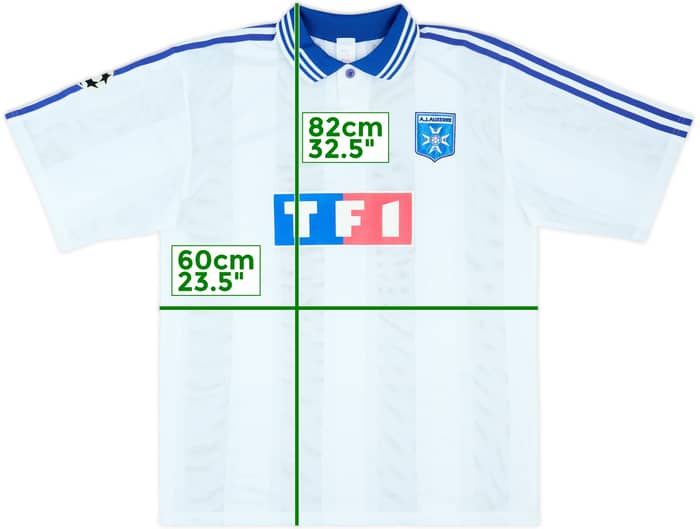 1996-97 Auxerre Match Issue Champions League Home Shirt #31