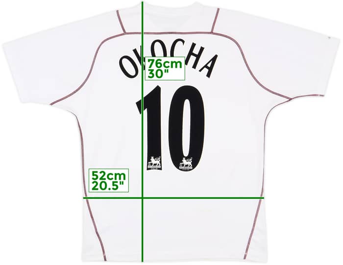 2003-05 Bolton Home Shirt Okocha #10 - 6/10 - (M)