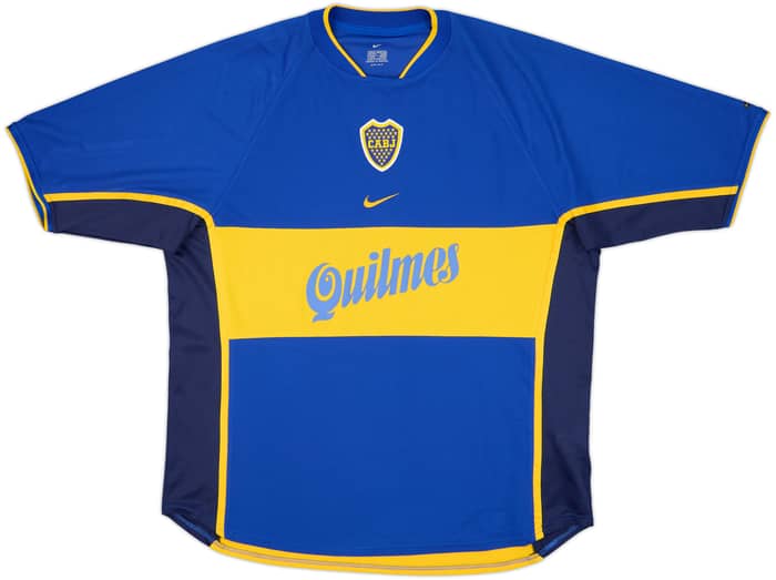 2001-02 Boca Juniors Home Shirt - 9/10 - (XL)