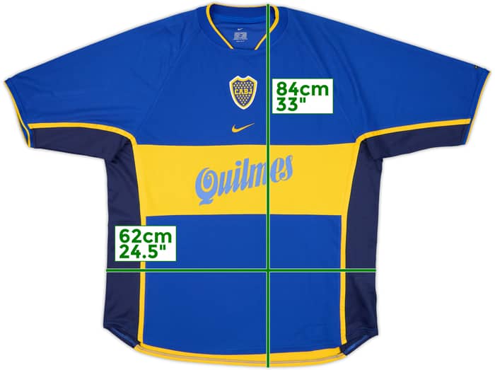 2001-02 Boca Juniors Home Shirt - 9/10 - (XL)