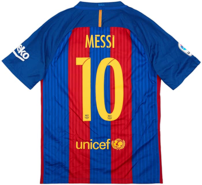2016-17 Barcelona Home Shirt Messi #10 - 8/10 - (S)