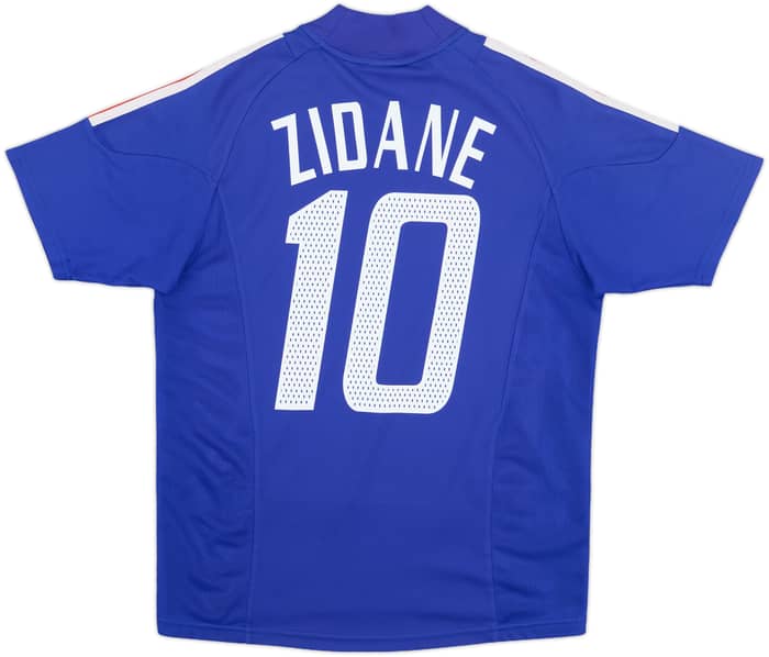 2002-04 France Home Shirt Zidane #10 - 8/10 - (S)