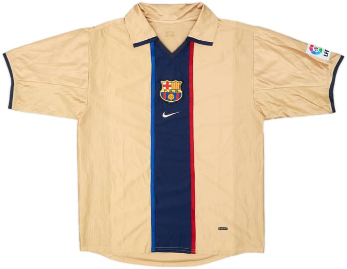 2001-03 Barcelona Away Shirt Rivaldo #10 - 9/10 - (L)