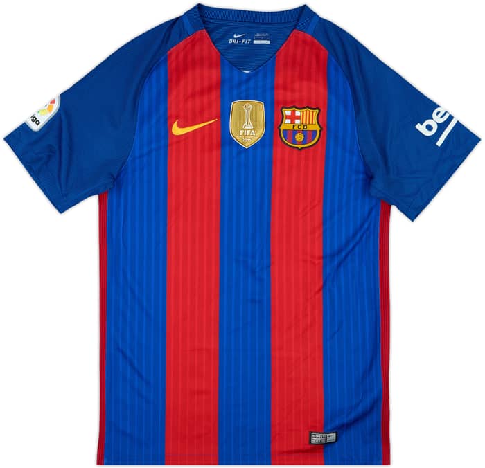 2016-17 Barcelona Home Shirt Messi #10 - 8/10 - (S)