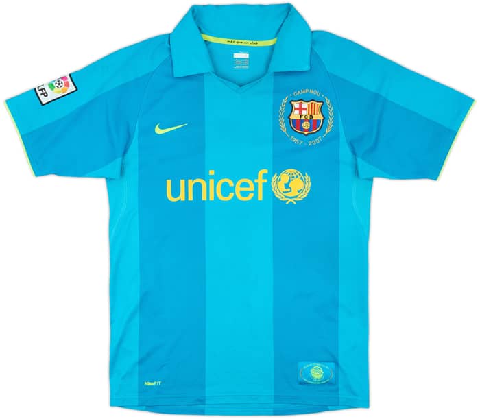 2007-09 Barcelona Away Shirt Ronaldinho #10 - 9/10 - (S)